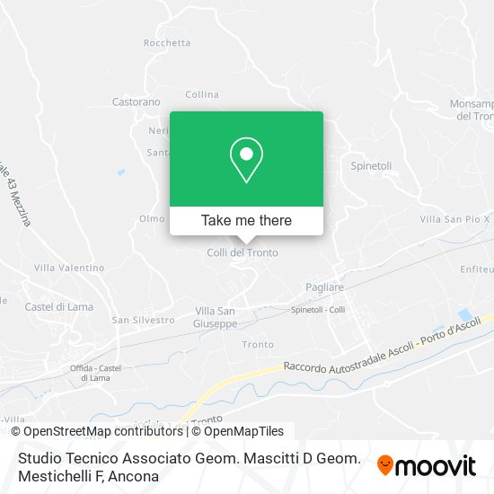 Studio Tecnico Associato Geom. Mascitti D Geom. Mestichelli F map