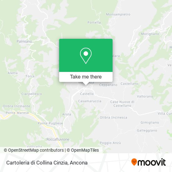 Cartoleria di Collina Cinzia map