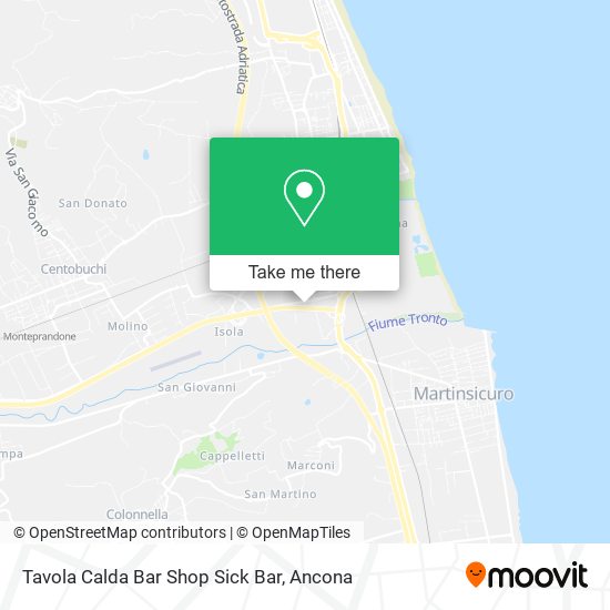 Tavola Calda Bar Shop Sick Bar map