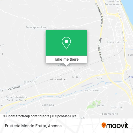 Frutteria Mondo Frutta map
