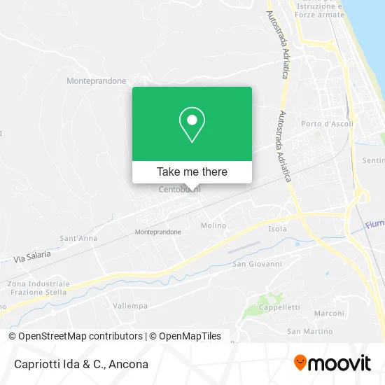 Capriotti Ida & C. map