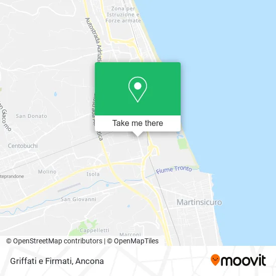 Branded and Signed map