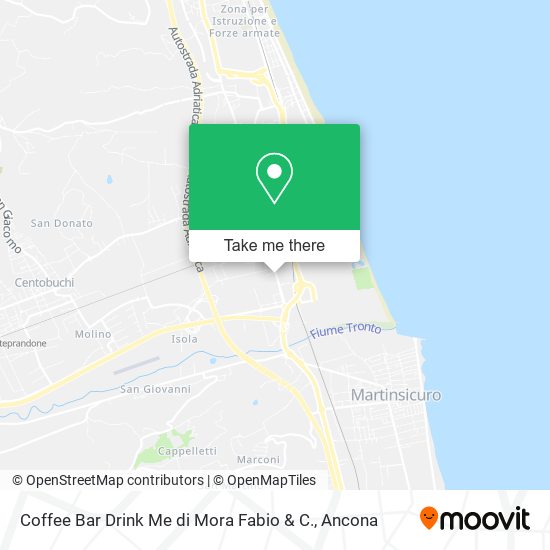 Coffee Bar Drink Me di Mora Fabio & C. map