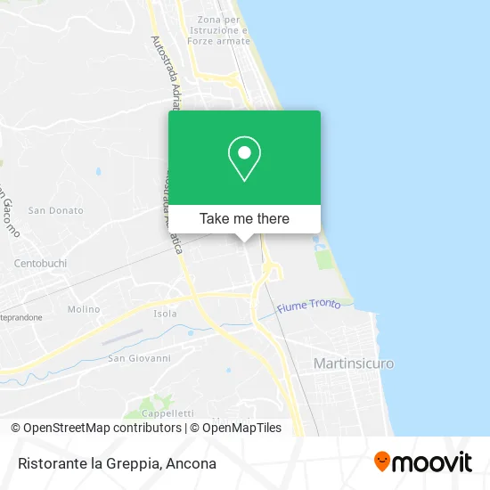 Ristorante la Greppia map