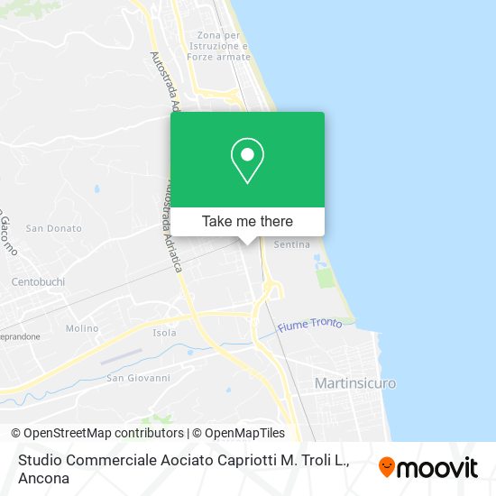 Studio Commerciale Aociato Capriotti M. Troli L. map