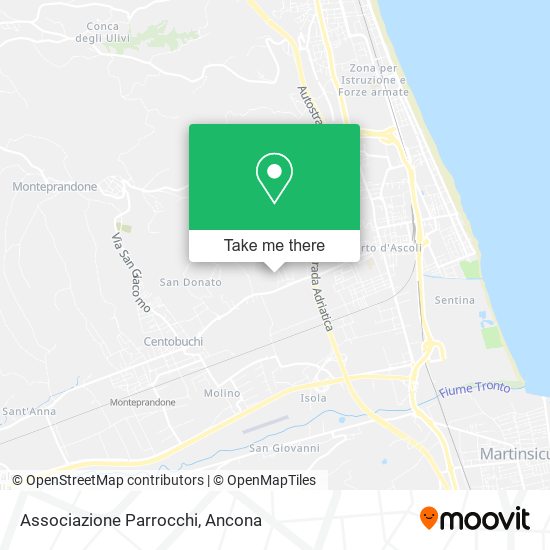 Associazione Parrocchi map