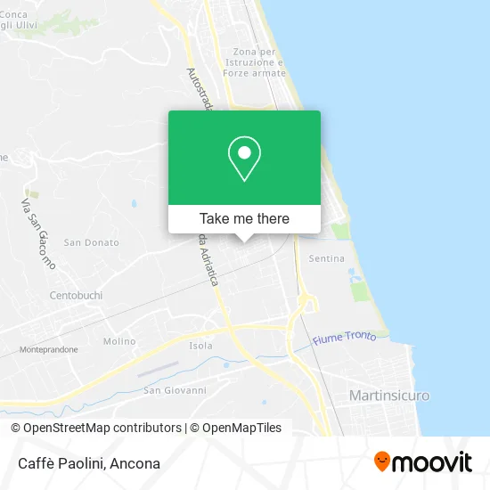 Caffè Paolini map