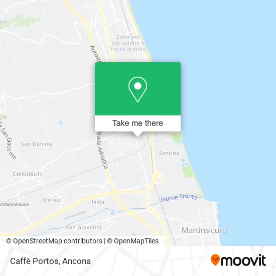 Caffè Portos map