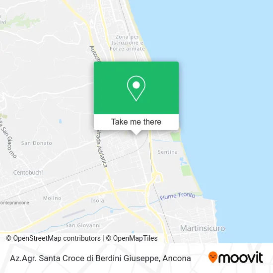 Az.Agr. Santa Croce di Berdini Giuseppe map