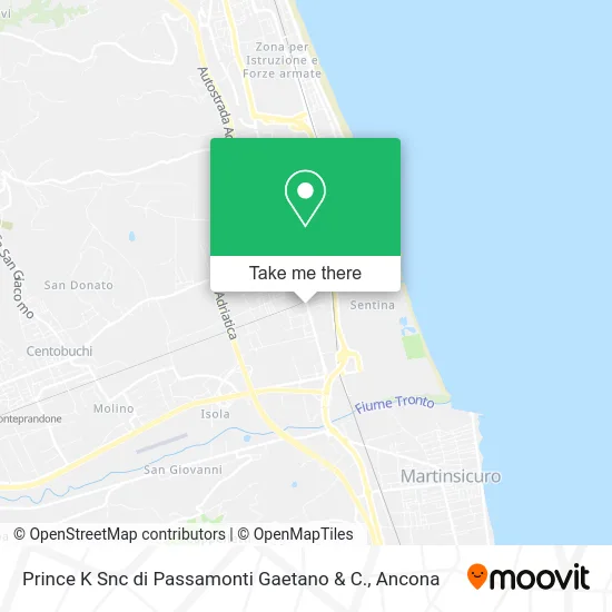 Prince K Snc by Gaetano Passamonti & Co. map