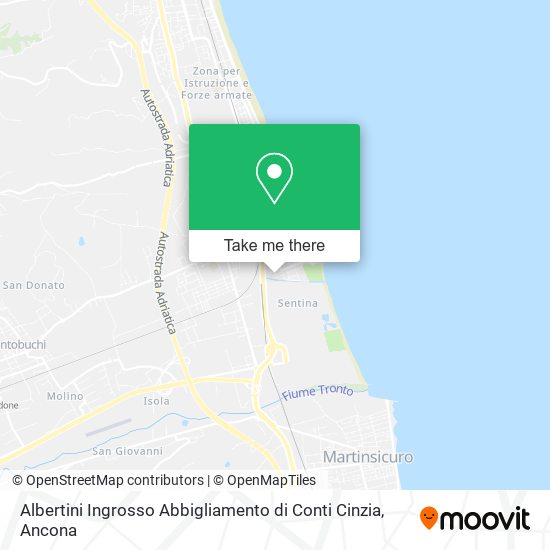 Albertini Ingrosso Abbigliamento di Conti Cinzia map