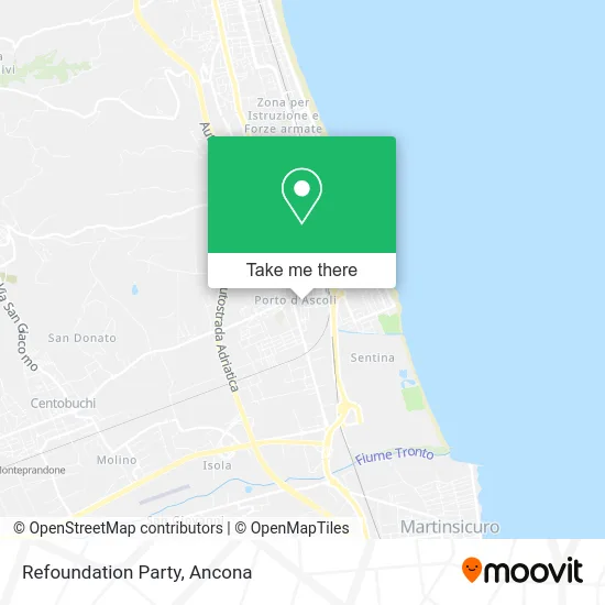 Refoundation Party map