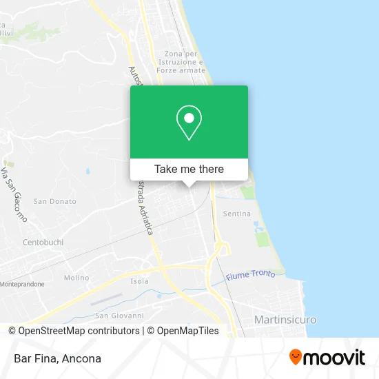 Bar Fina map