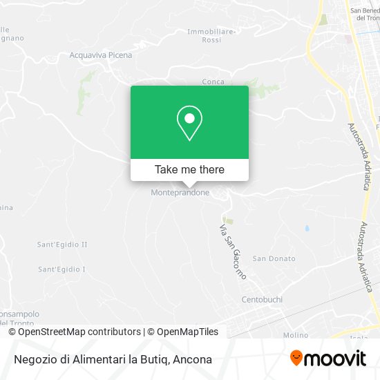 Negozio di Alimentari la Butiq map