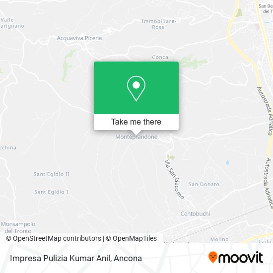 Impresa Pulizia Kumar Anil map