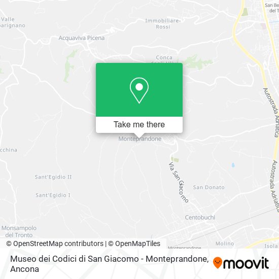 Museo dei Codici di San Giacomo - Monteprandone map