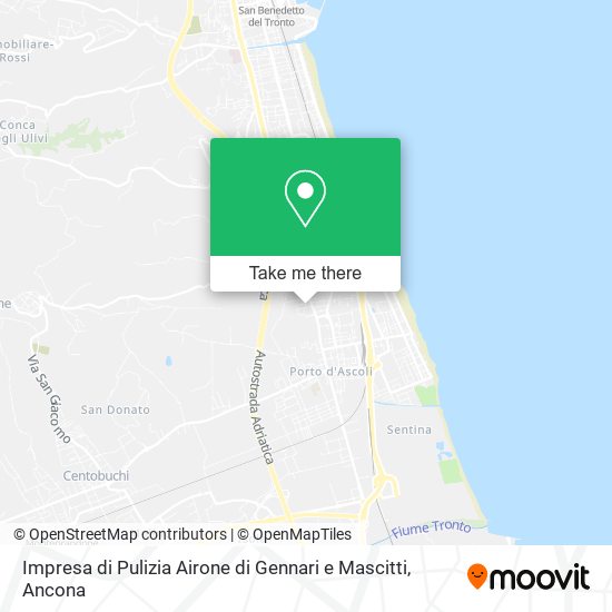 Impresa di Pulizia Airone di Gennari e Mascitti map