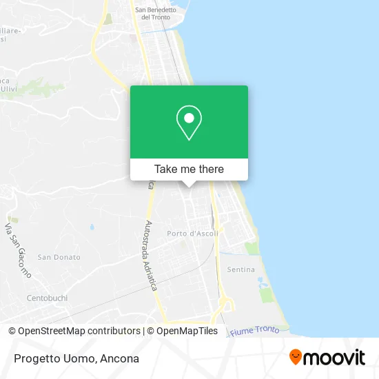 Progetto Uomo map