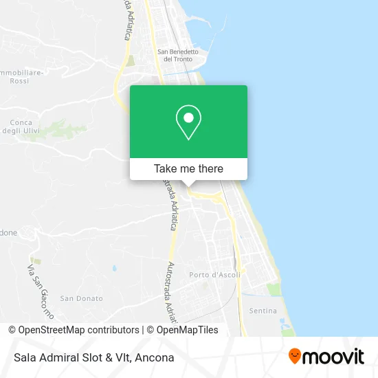 Admiral Slot and VLT Room map