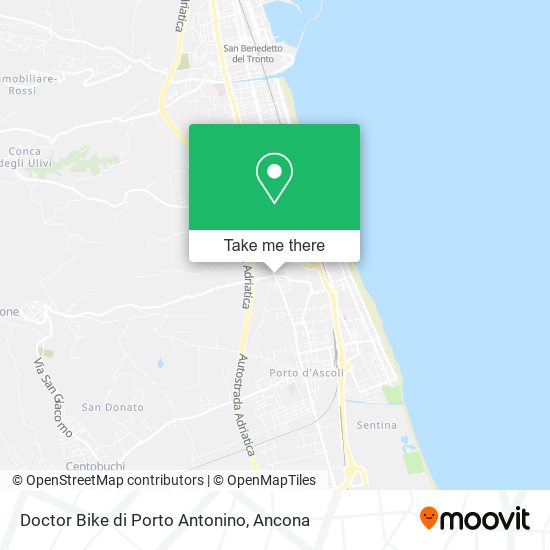 Doctor Bike di Porto Antonino map