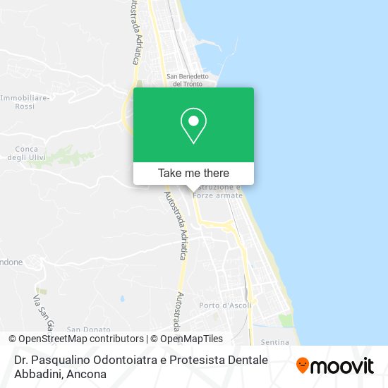 Dr. Pasqualino Odontoiatra e Protesista Dentale Abbadini map