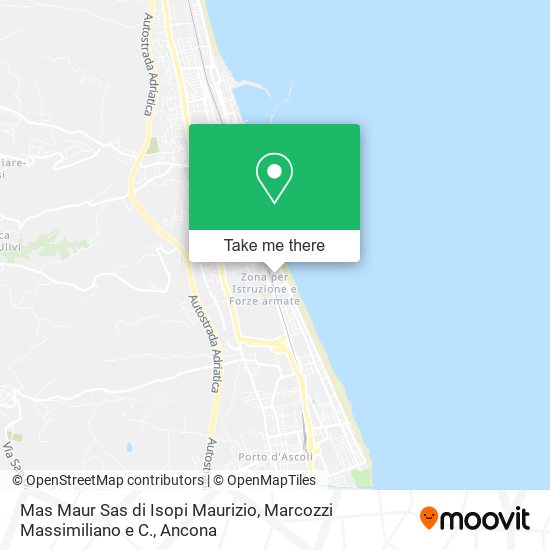 Mas Maur Sas di Isopi Maurizio, Marcozzi Massimiliano e C. map