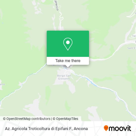 Az. Agricola Troticoltura di Epifani F. map