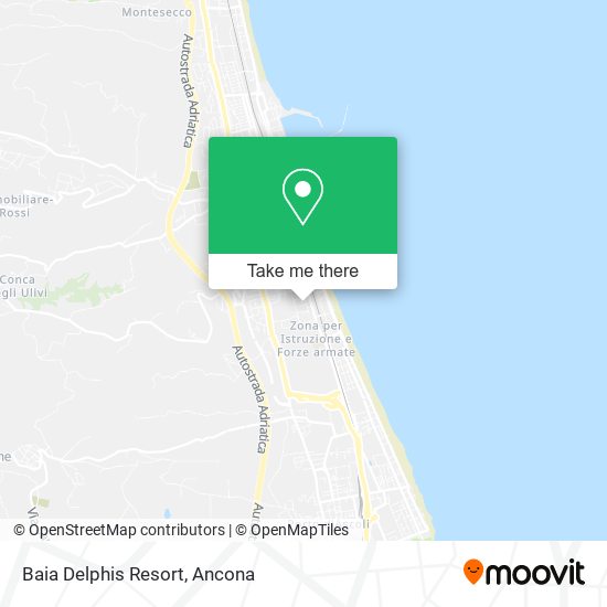 Baia Delphis Resort map