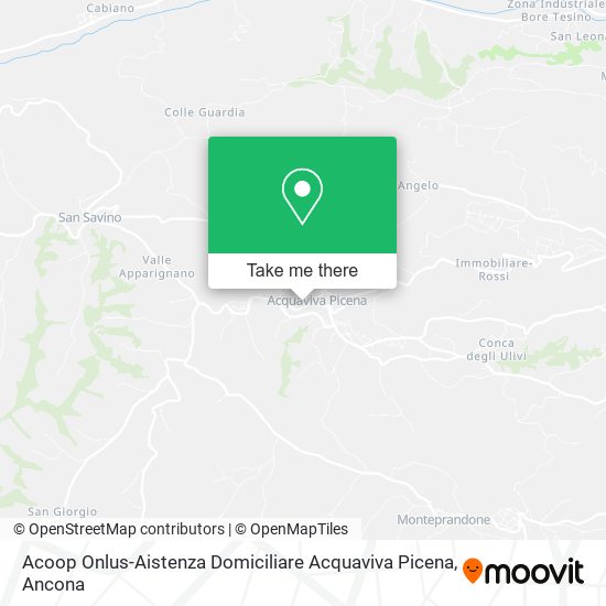 Acoop Onlus-Aistenza Domiciliare Acquaviva Picena map
