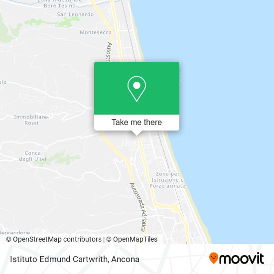 Istituto Edmund Cartwrith map