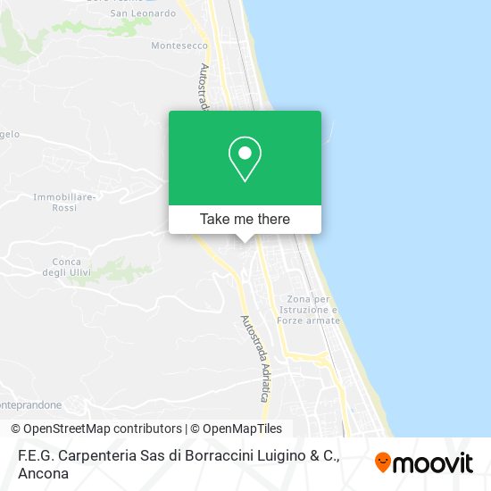 F.E.G. Carpenteria Sas di Borraccini Luigino & C. map