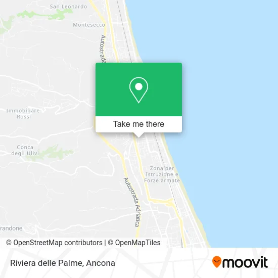 Riviera delle Palme map
