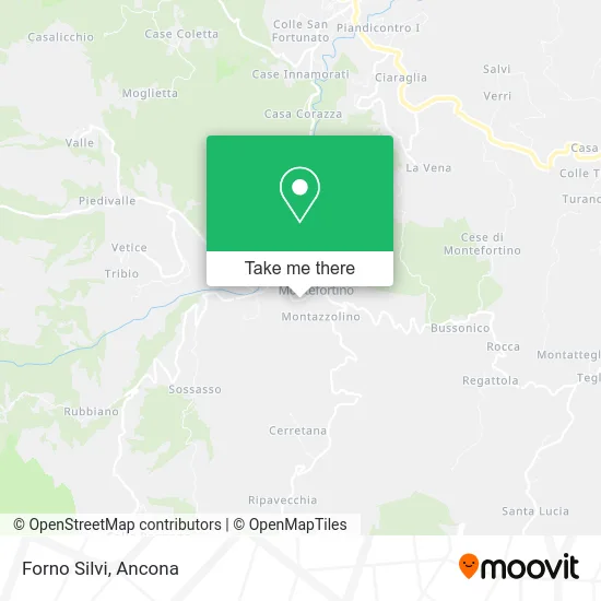 Forno Silvi map