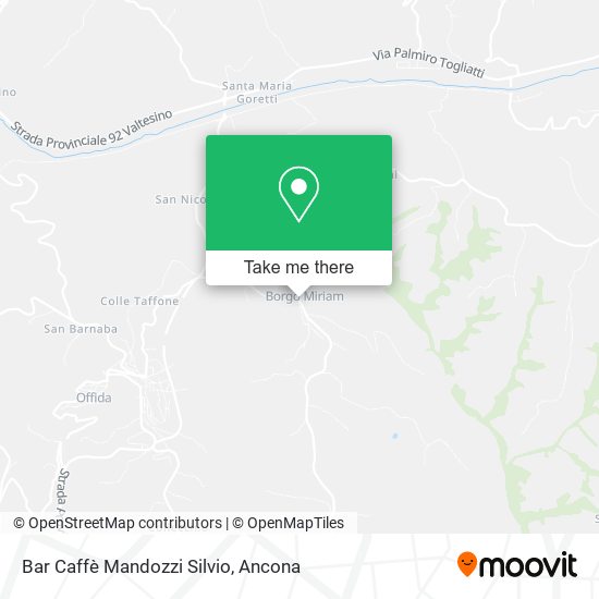 Bar Caffè Mandozzi Silvio map