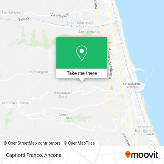 Franco Capriotti map