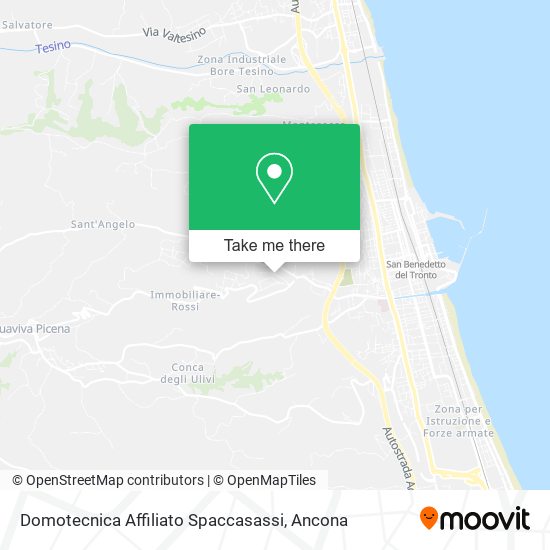 Domotecnica Affiliato Spaccasassi map