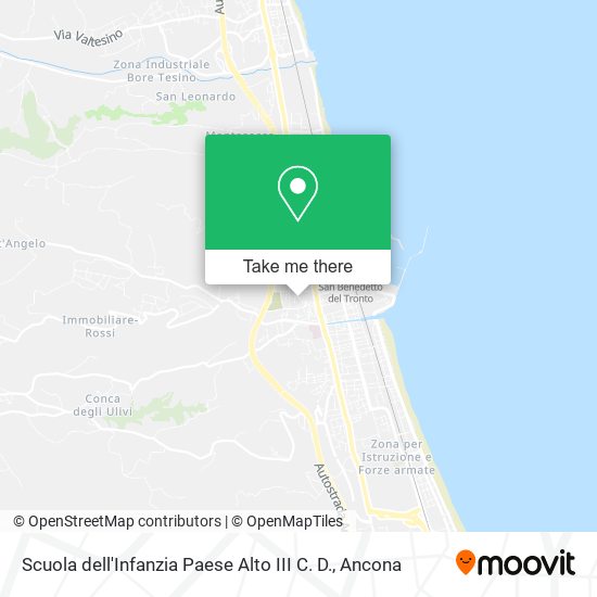 Scuola dell'Infanzia Paese Alto III C. D. map