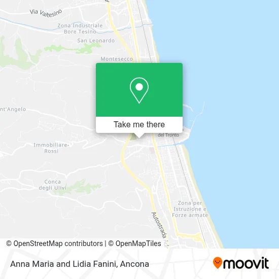 Anna Maria and Lidia Fanini map