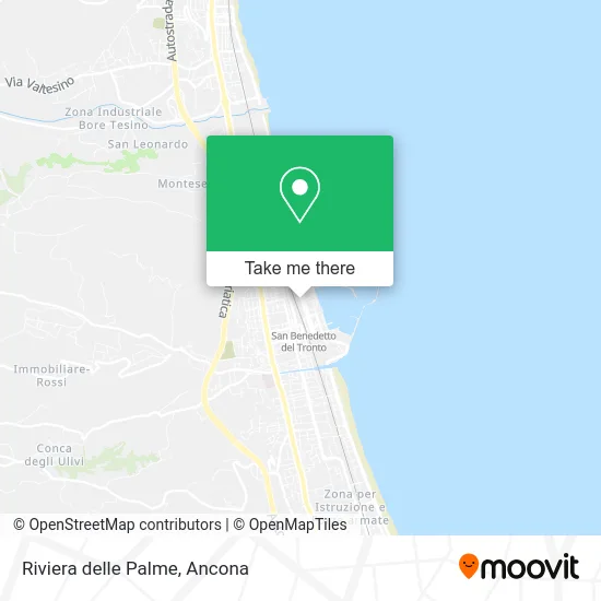 Riviera of the Palms map