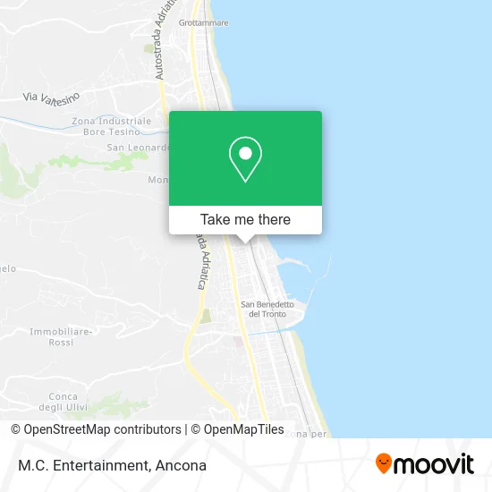 M.C. Entertainment map