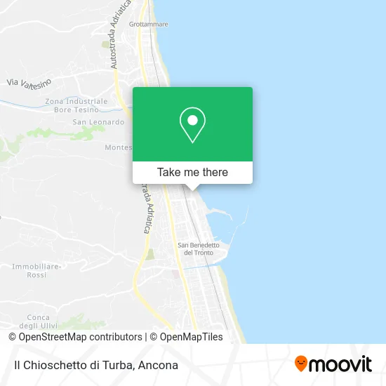 The Little Kiosk by Turba map