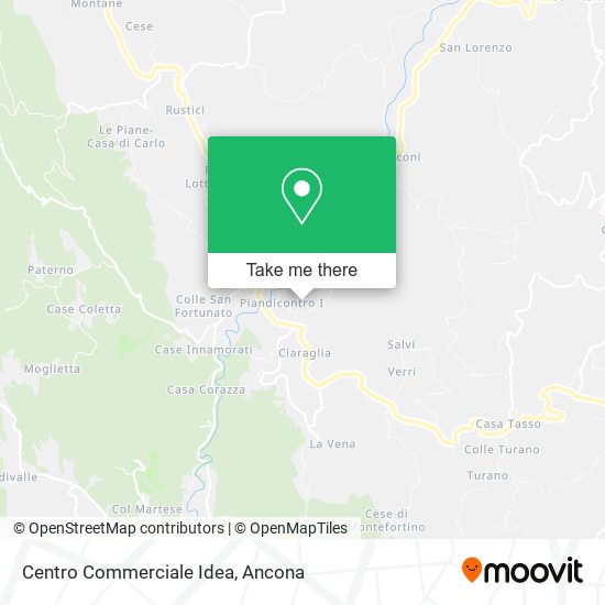 Centro Commerciale Idea map