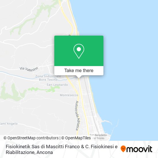 Fisiokinetik Sas di Mascitti Franco & C. Fisiokinesi e Riabilitazione map