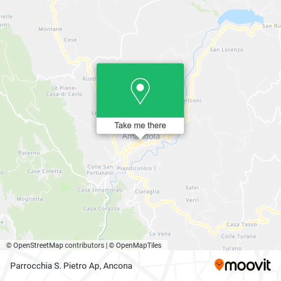 Parrocchia S. Pietro Ap map
