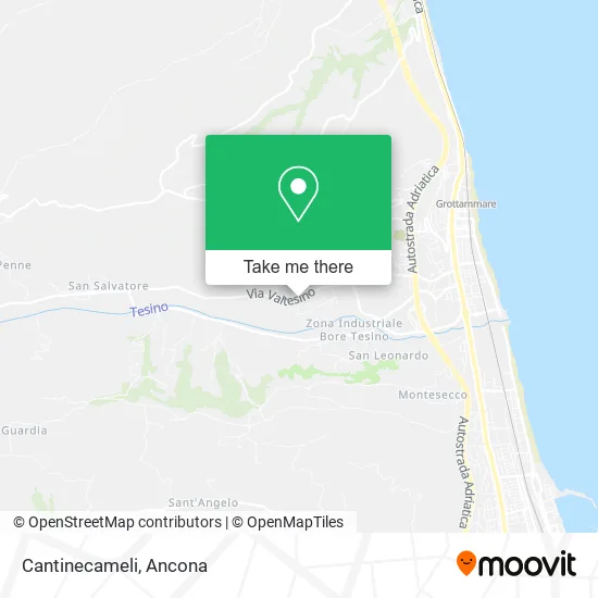 Cantinecameli map