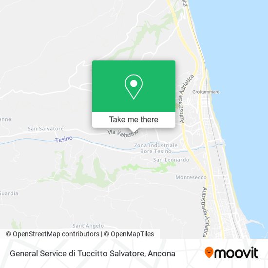 General Service di Tuccitto Salvatore map