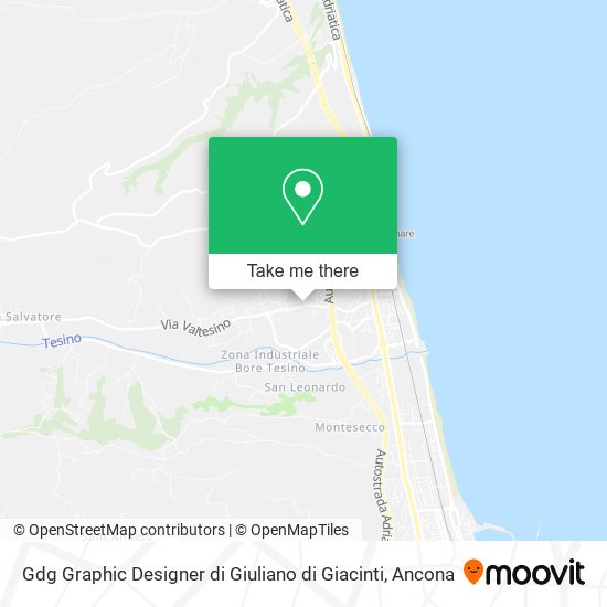 Gdg Graphic Designer di Giuliano di Giacinti map