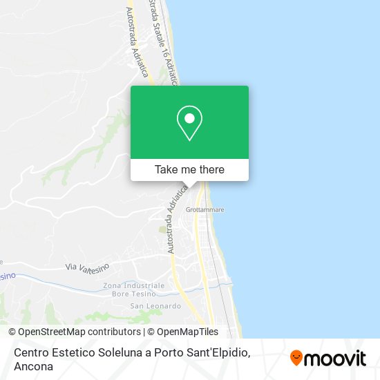 Centro Estetico Soleluna a Porto Sant'Elpidio map