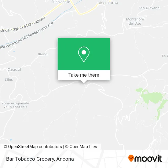 Bar Tobacco Grocery map