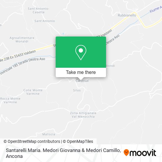 Santarelli Maria. Medori Giovanna & Medori Camillo map